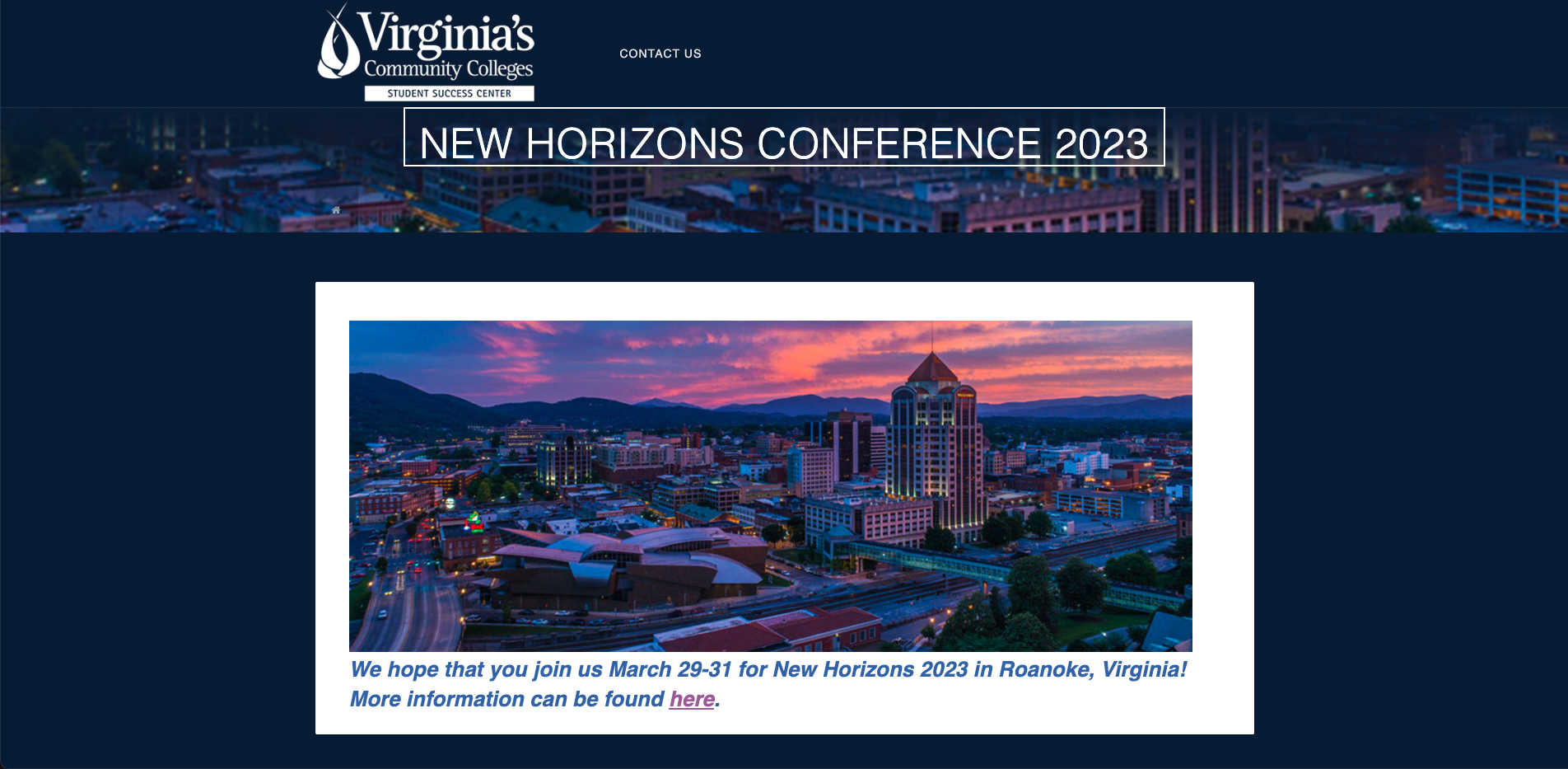 Magellan at VCCS New Horizon’s Conference